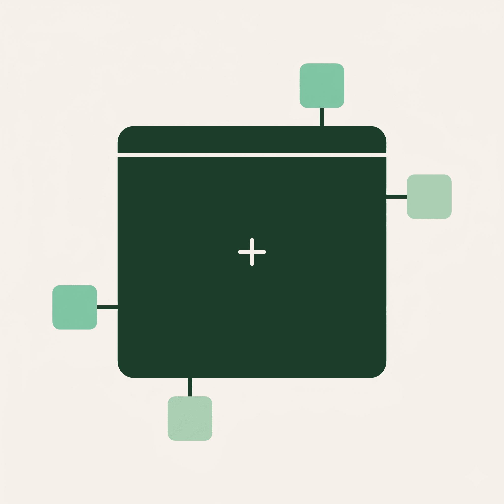 Illustration of a new Khula workspace being set up with social accounts connected to it